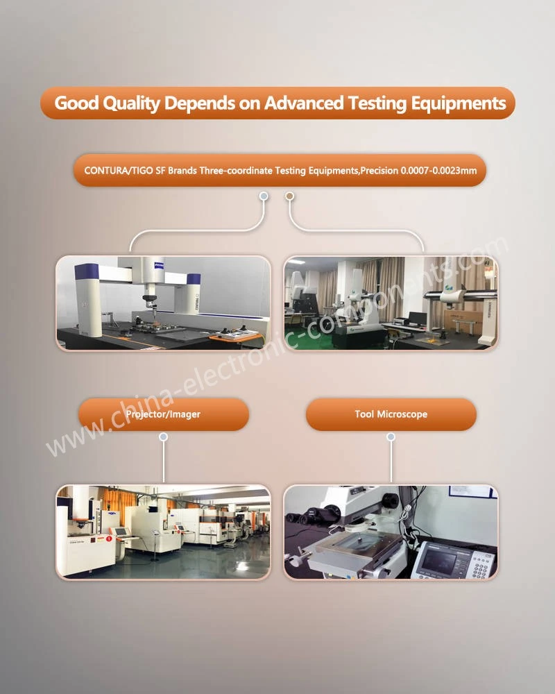 Good Quality Depends on Advanced Testing Equipments for Brass Stamping Terminal Good Quality Depends on Advanced Testing Equipments for Brass Stamping Terminal