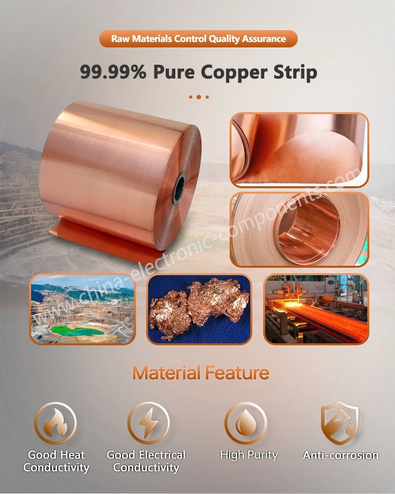 9999 Pure Copper Strip for Copper Power Busbar 9999 Pure Copper Strip for Copper Power Busbar